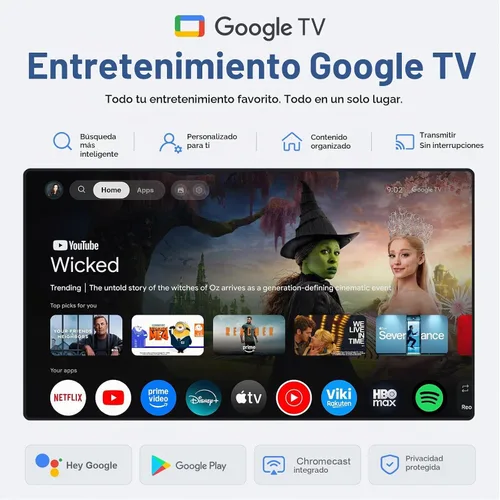 Vista 3 de 【3500ANSI y Google TV y 4K】Proyector inteligente con WiFi y Bluetooth, enfoque automático VISSPL AI y proyector portátil Keystone automático
