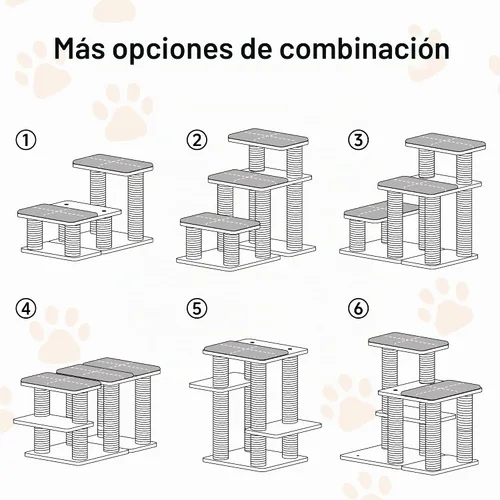 Vista 8 de FUKUMARU Escaleras para perros, escaleras de madera maciza para mascotas