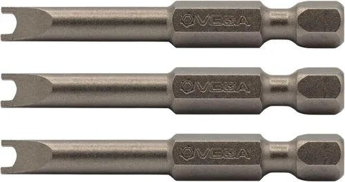 Vista 7 de VEGA Llave inglesa #6 Puntas de destornillador de impacto. Grado profesional 1/4" vástago hexagonal #6 Llave inglesa 2" Brocas de ojo de serpiente.