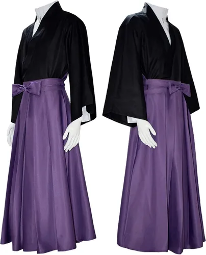 Vista 5 de TMSREBU Yugi Tsukasa - Disfraz de cosplay kimono, carnaval, fiesta, uniforme completo