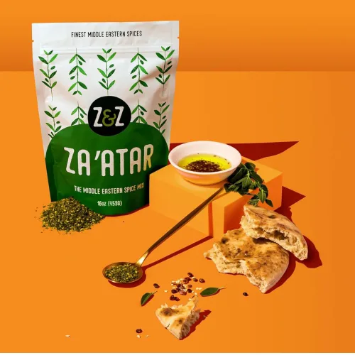 Vista 9 de Za'atar by Z&Z Mezcla de especias Za'atar con especias Zaatar, zumaque y semillas de sésamo tostadas Condimento Za'atar para panes, ensaladas