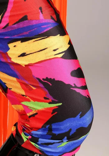 Vista 9 de WWE - Disfraz de hombre macho Randy Savage para hombre, disfraz de luchador de Halloween, sombrero de vaquero de lentejuelas, guantes sin dedos