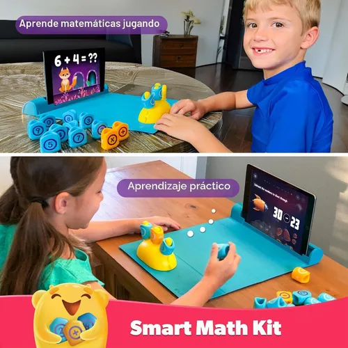 Vista 3 de PlayShifu Junior Genius Pack 3-in-1 STEM Learning Kit with Word Wiz, Mission Math & Connecto Tech-Powered Educational Toys for Kids Ages 4–10
