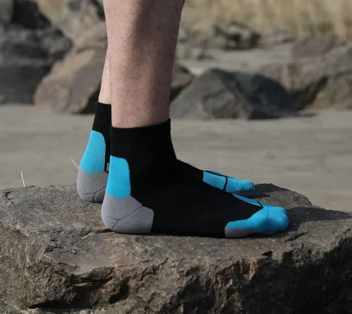 Vista 9 de limide Coolmax - Calcetines deportivos para correr, de secado rápido, de compresión sin costuras, 3 pares (talla M 7-11)