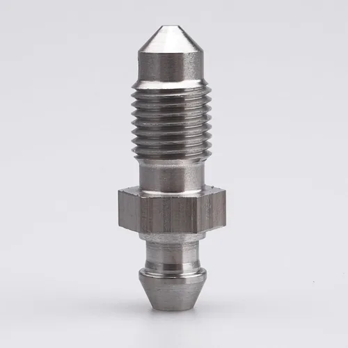 Vista 4 de AC PERFORMANCE -3 AN Tornillos de purga de rosca de acero inoxidable 3/8 x 24 para pinza de freno y embrague