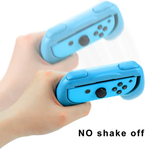 Vista 2 de Kit de agarre para mandos Nintendo Switch Joy-Con empuñaduras de mano compatibles con mandos de modelo Nintendo Switch OLED paquete de 2