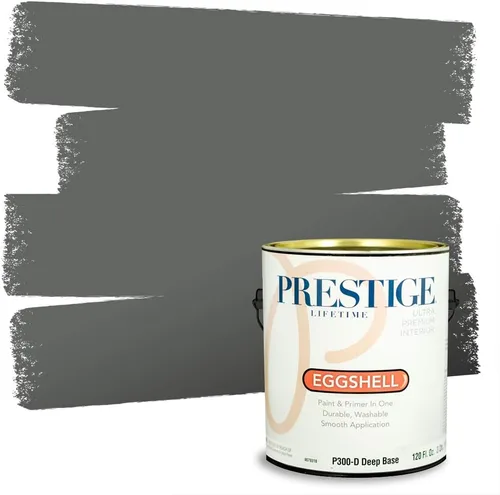 Vista 100 de Prestige Paints - 2 en 1, pintura base y pintura de exterior, P400-D-SW7053