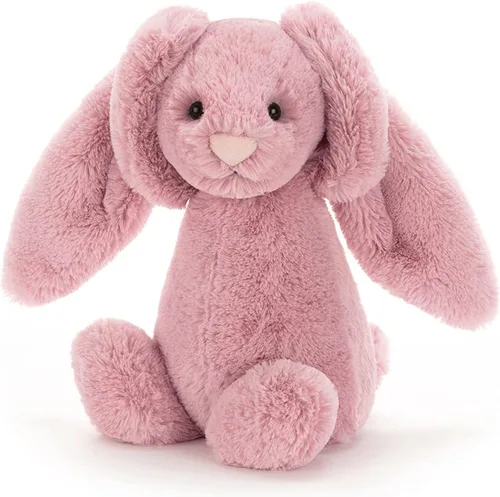Vista 2 de Conejo rosa tímido tulipán de Jellycat Bashful, Rosado