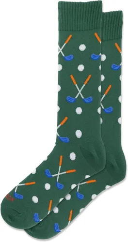 Vista 33 de Hot Sox Calcetines deportivos y atléticos divertidos para hombre, paquete de 1 par, regalos de moda novedosos y divertidos Por encima del par