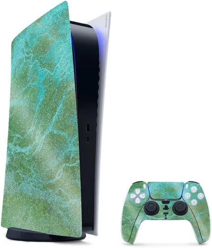 Vista 52 de MightySkins - Skin para juegos con purpurina brillante para PS5 y PlayStation 5, ágata amatista, acabado duradero con purpurina de alto brillo