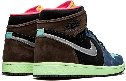 Vista 3 de Nike Hombres Air Jordan 1 Retro Alto OG Bio Hack