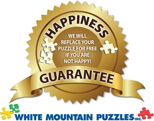 Vista 5 de White Mountain Rompecabezas de 1000 piezas de viaje de Estados Unidos con piezas grandes, regalo para adultos y familia de 24 x 30 pulgadas - América