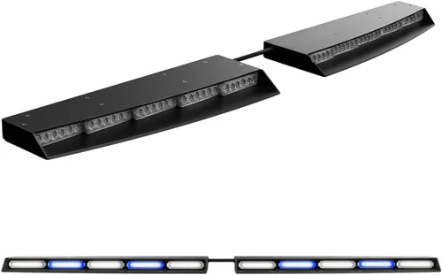 Vista 16 de Raptor Elite Striker-TIR - Barra de luz LED para visera interior (ámbar)