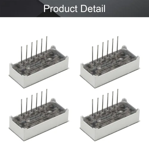 Vista 3 de Othmro 5pcs ánodo común pantalla LED tubo digital 3 bits 7 segmento negro 11pin con una buena salida de luz uniforme