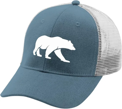 Vista 2 de Gorras de béisbol con diseño de oso para mujer, gorras de béisbol vintage ajustables