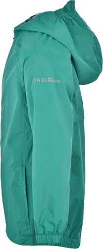Vista 3 de Swiss Alps Chaqueta impermeable ligera resistente al viento para niños
