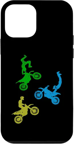 Vista 12 de iPhone 15 Freestyle Motocross Dirtbike Wheelie Enduro Motorcycle Boys Case