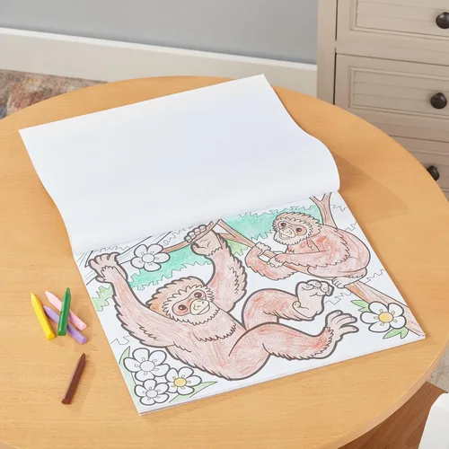 Vista 9 de Melissa & Doug Jumbo Coloring Pad, animales