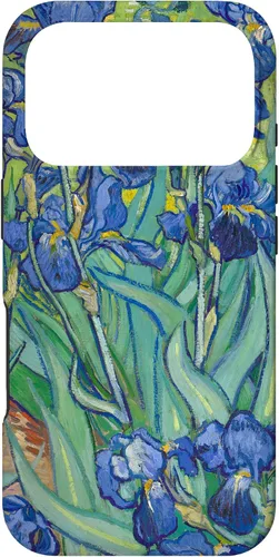Vista 29 de Van Gogh Irises Modern Art Painting - Carcasa para iPhone 17