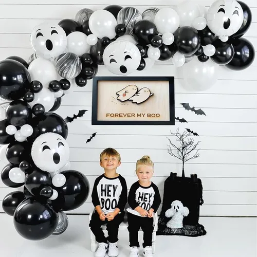 Vista 7 de Regalos personalizados para el día de San Valentín – Letrero de Forever My Boo, bonita decoración de fantasma, kawaii espeluznante, regalos
