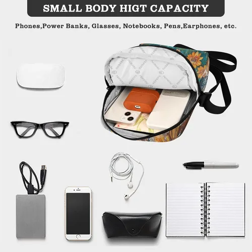 Vista 5 de Cartoon Cute Bathing Cat Vintage Bathtub messenger bags cross body bag for woman Casual Womens Purse Shoulder Handbag For Travel Adjustable Strap