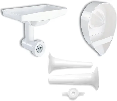 Vista 2 de KitchenAid KN12AP - Paquete de 3 accesorios para batidora de pie con molinillo de alimentos, exprimidor de cítricos y relleno de salchichas