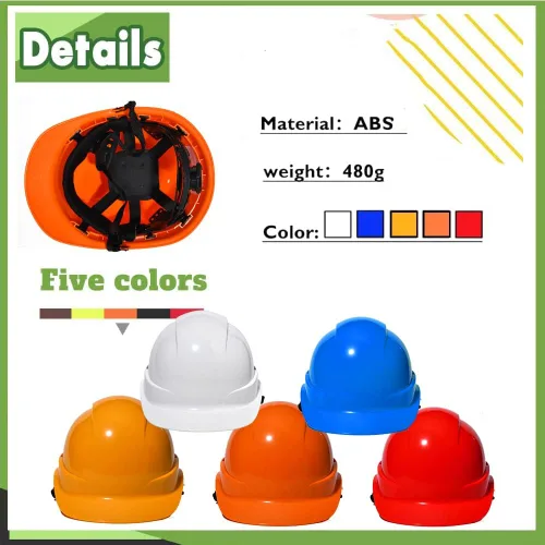 Vista 7 de Casco de seguridad personalizado para construcción Casco de trabajo de seguridad con suspensión de trinquete ajustable de ala completa con carcasa