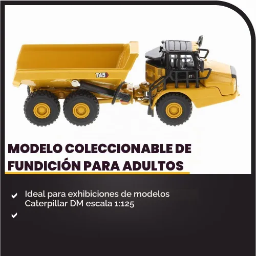 Vista 3 de Camión articulado Caterpillar 745 1:125 - Diecast Masters 85548 Elite Serie 1:125