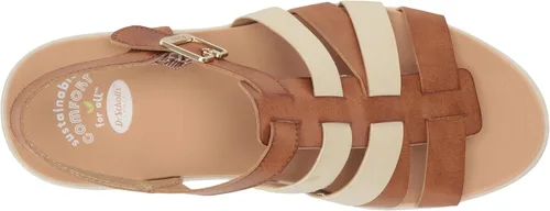 Vista 5 de Dr. Scholl's Shoes Sandalia de pescador con plataforma Check It Out para mujer