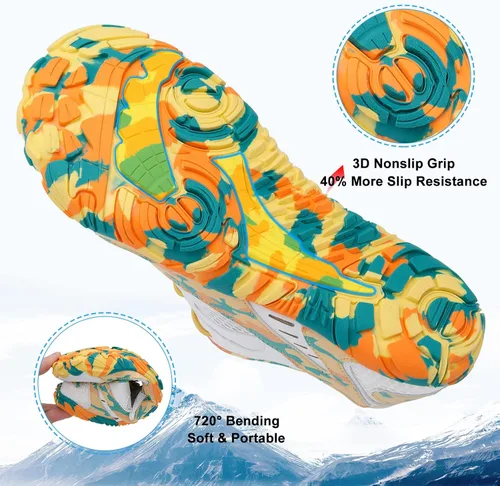 Vista 4 de Lefflow Zapatos de agua de senderismo para mujer, minimalistas, para playa, piscina, caminar, zapatos deportivos Caja de punta ancha