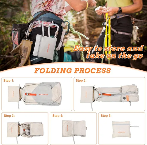 Vista 6 de BECOJADDE - Mochila de senderismo pequeña de 15 L para hombres y mujeres, plegable, ultraligera, para viajes, camping, actividades al aire libre