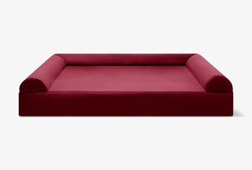 Vista 3 de Barker Beds - Sofá cama ortopédico gigante para perro, almohada superior de 7 pulgadas con cojín de 3 lados, 100-300 libras, espuma viscoelástica