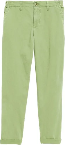 Vista 4 de Galawaqe Pantalones chinos de cintura alta para mujer, pantalones de tubo casuales, pantalones de pierna recta para el trabajo