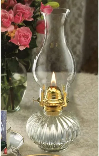 Vista 4 de Lamplight Lámpara de aceite vintage para interiores, lámpara de huracán, kit de emergencia, lámpara de lluvia de aceite de parafina, lámpara