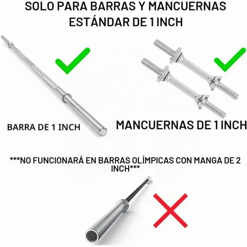 Vista 5 de Micro Gainz Placas de peso fraccionarias estándar de 1 pulgada con orificio central de 8 piezas con bolsa, diseñadas para mancuernas y barras