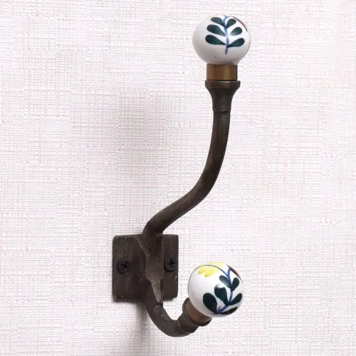 Vista 30 de Indian Shelf Ganchos de pared para colgar abrigos, ganchos de pared bohemios negros Perchero de pared Ganchos para colgar toallas Ganchos