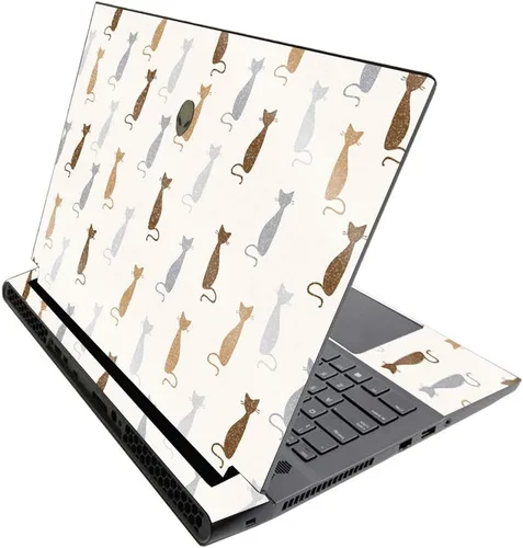 Vista 17 de MightySkins - Skin brillante con purpurina para Alienware M17 R3 (2020) y M17 R4 (2021) - Diversión de los años 90 Acabado duradero con purpurina
