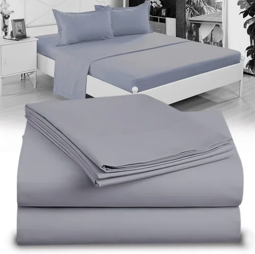 Vista 10 de Juego de sábanas Crescent Bedding de 100% algodón, extralargas, suaves y cómodas para cama de dos plazas
