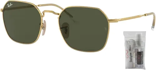 Vista 2 de Ray-Ban RB3694 - Gafas de sol irregulares para hombres y mujeres + paquete con kit de gafas de cortesía de diseñador iWear
