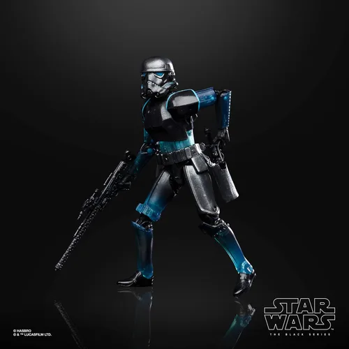 Vista 4 de Star Wars: The Force Unleashed Shadow Stormtrooper The Black Series Figura de acción exclusiva de 6 pulgadas