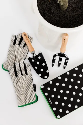 Vista 7 de Kate Spade New York Guantes de jardín y de jardinería para mujer, bonito juego de herramientas de jardín con almohadilla gruesa para rodillas