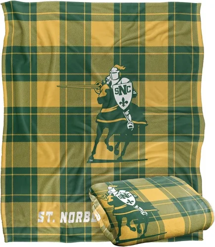 Vista 15 de LOGOVISION St John's University Campus Plaid Spirit Silky Touch Manta súper suave 36 x 58 pulgadas
