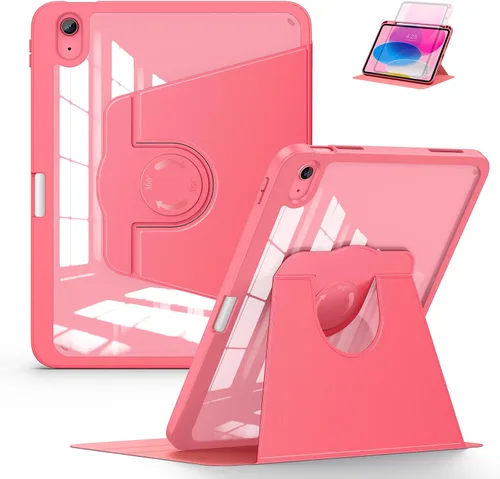 Vista 11 de Soke Funda giratoria para iPad (A16) de 11ª generación 2025, iPad de 10ª Lila Púrpura