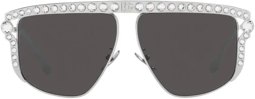 Vista 2 de Gafas de sol Dolce Gabbana DG 2281 B 0587 Plata plateado
