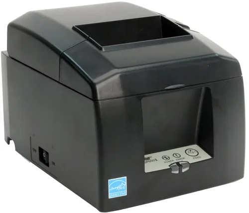 Vista 2 de Star Micronics TSP654II Impresora de recibos térmicos con cortador automático y fuente de alimentación externa