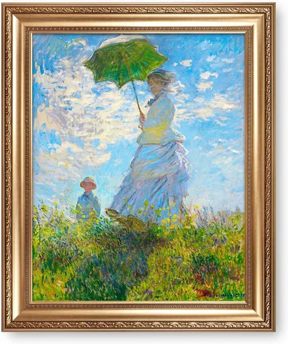 Vista 249 de A&T ARTWORK Antibes Seen from The Salis Gardens de Claude Monet Las Obras de Arte Clásico Mundial Reproducciones, Impresiones de Arte en Lienzo
