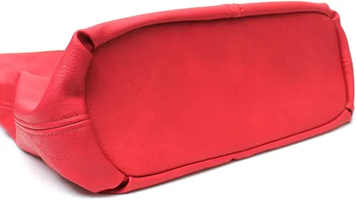 Vista 6 de Janin Handbag Bolso de hombro estilo cubo con correa extra larga