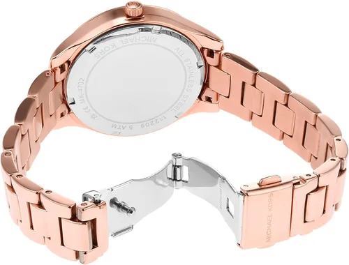 Vista 5 de Michael Kors Reloj de cuarzo Liliane para mujer con correa de acero inoxidable
