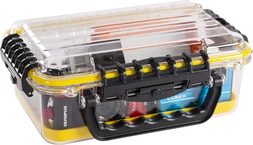 Vista 4 de Plano Guide Series 3700 Field Box - Funda impermeable, azul, grande, con correa de muñeca para barco, kayak y campamento, almacenamiento