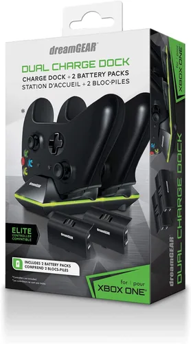 Vista 5 de DreamGEAR DGXB1-6603 Dual Charge Dock Negro para Xbox One